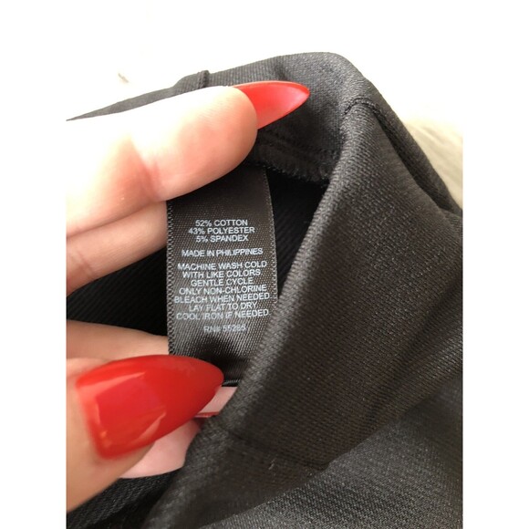 Express Black Lace Up Twill Mini Skirt Size 10 BRAND NEW - Picture 4 of 5